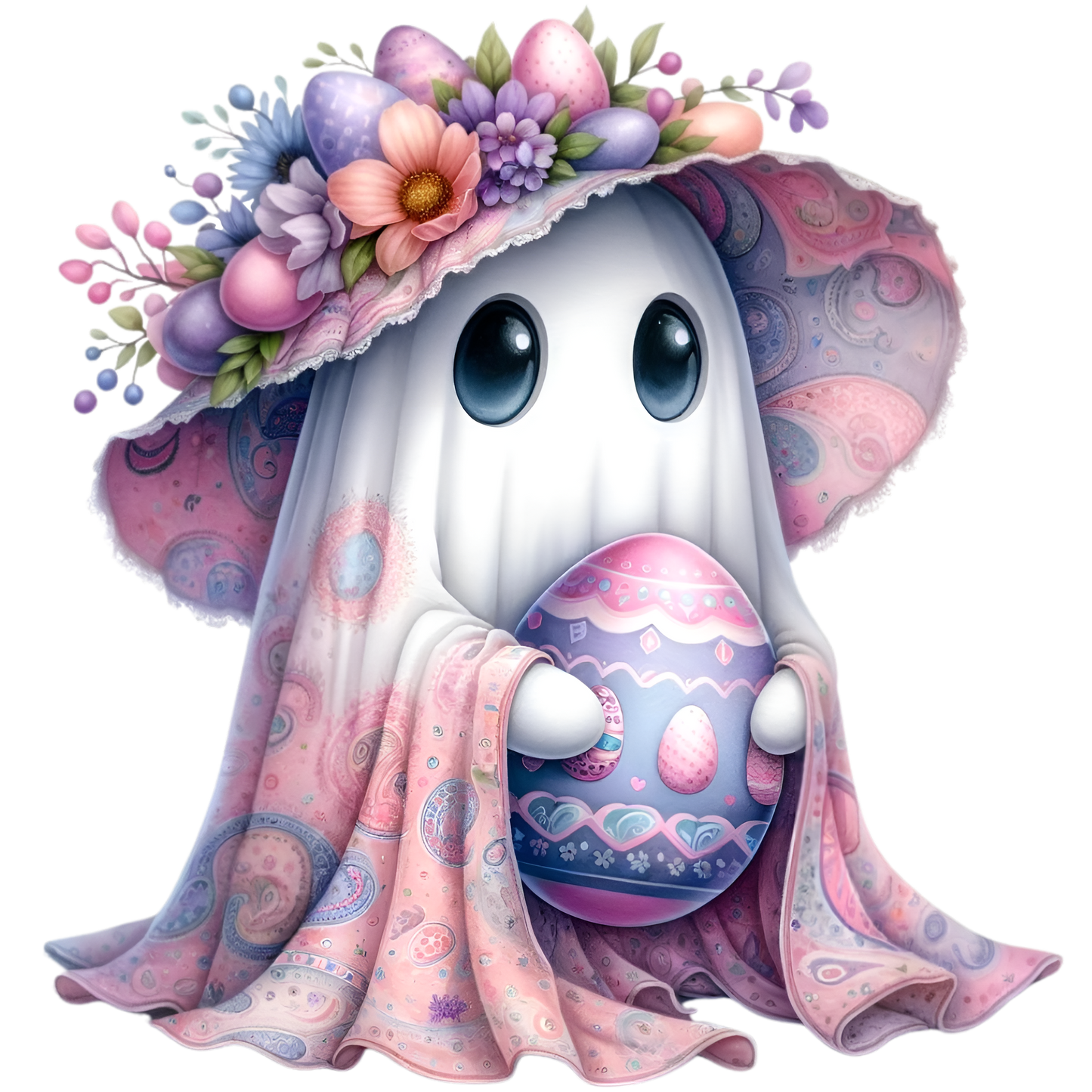 Pink/Purple Ghost with Pink/Purple Egg